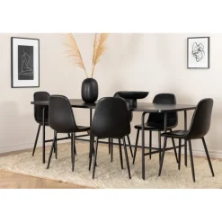 Uno t Spisebordssæt - Sort