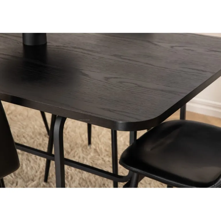 Uno t Spisebordssæt - Sort