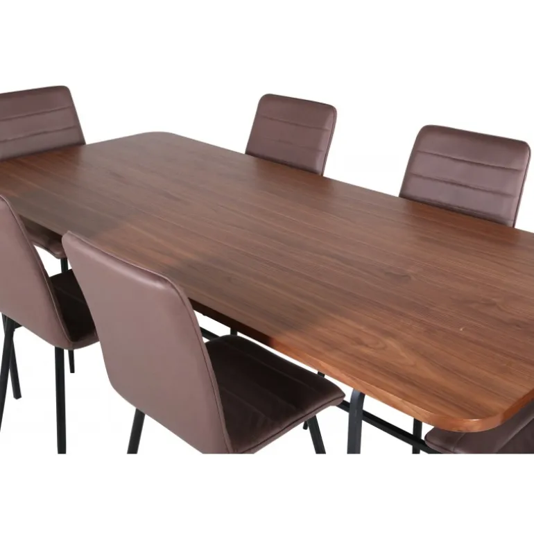 Uno t Spisebordssæt - Sort og Brun og - Natur