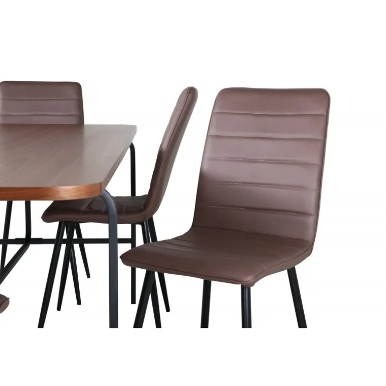 Uno t Spisebordssæt - Sort og Brun og - Natur