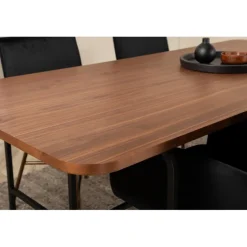 Uno t Spisebordssæt - Sort og Kobber