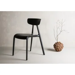 Ursholmen Spisebordsstol - Sort