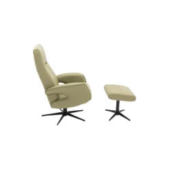 Vala Drejestol i limegrøn Soleda læder