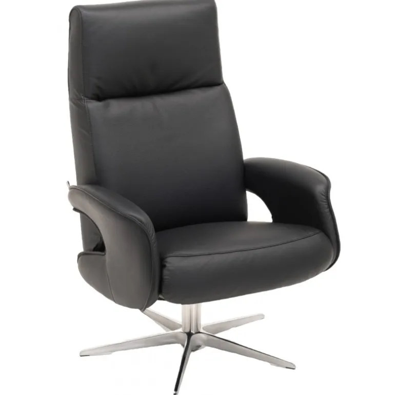 Vala Drejestol i Sort Soleda læder
