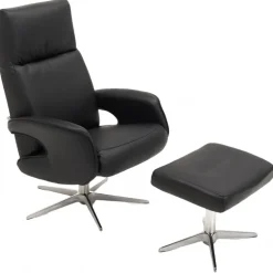 Vala Drejestol i Sort Soleda læder