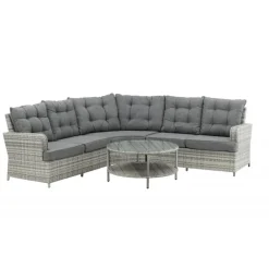 Valencia Hjørnesofa Sæt - Grå