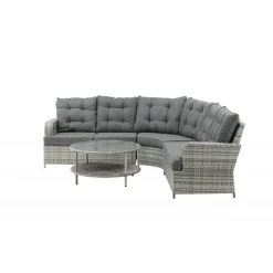 Valencia Hjørnesofa Sæt - Grå