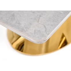 VALENTINO bord lys Grå/guld