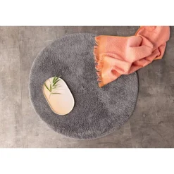 Valle Badeværelsesmåtte - Mørkegrå