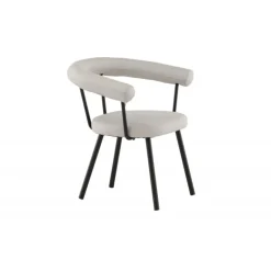 Vasterås x Josefin Lustig Spisebordsstol - Sort og Off White