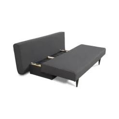 Vega sovesofa - 187 X 90 cm - Antracit Portland 97 / Antracit Portland 97