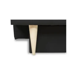 Vega sovesofa - 187 X 90 cm - Sort Portland 100 og vendbar hynde