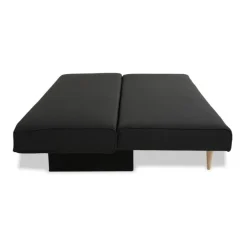 Vega sovesofa - 187 X 90 cm - Sort Portland 100 og vendbar hynde