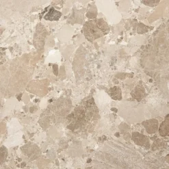 VegaStone Marmor sofabord - Latte lakeret marmor - 90x90 cm