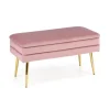VELVA bænk - Rosa velour