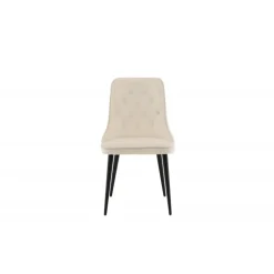 Velvet Deluxe Spisebordsstol - Beige