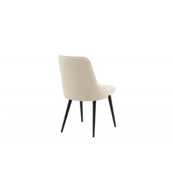 Velvet Deluxe Spisebordsstol - Beige