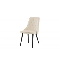 Velvet Deluxe Spisebordsstol - Beige