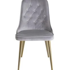 Velvet Deluxe Spisebordsstol - Messing