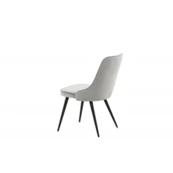 Velvet Deluxe Spisebordsstol - Sort