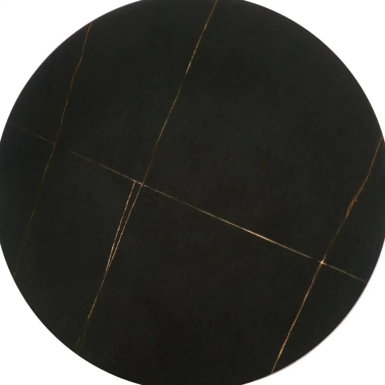 VERDE sofabord, Sort marmor / Sort