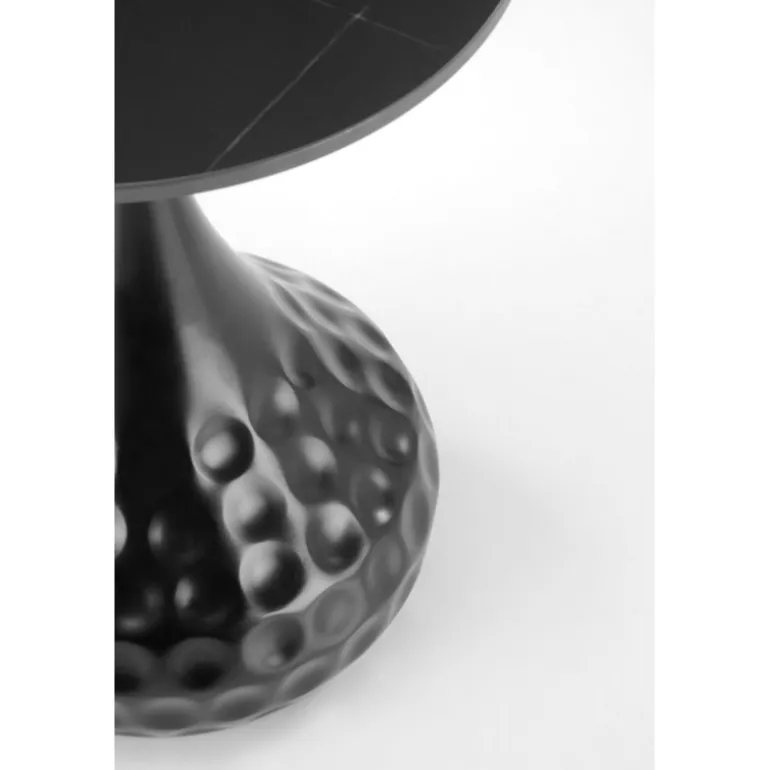 VERDE sofabord, Sort marmor / Sort