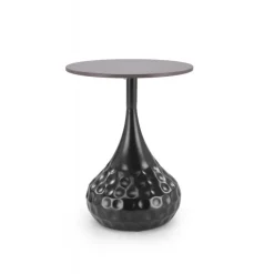 VERDE sofabord, Sort marmor / Sort