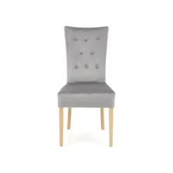 VERMONT Spisebordsstol, honning eg / Grå Monolith 85