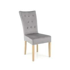 VERMONT Spisebordsstol, honning eg / Grå Monolith 85