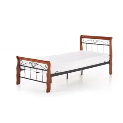 VERONICA Seng 90x200 cm - Antik Kirsebær og Sort