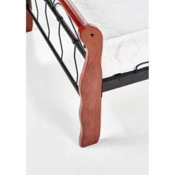 VERONICA Seng 90x200 cm - Antik Kirsebær og Sort