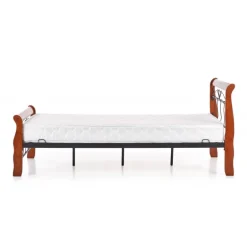 VERONICA Seng 90x200 cm - Antik Kirsebær og Sort