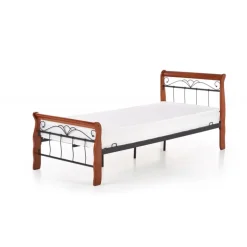 VERONICA Seng 90x200 cm - Antik Kirsebær og Sort