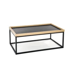 VESPA, sofabord, Naturlig / Sort