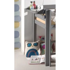 Væghylde til PINO seng – grå fyrretræ