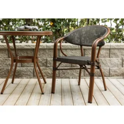 Vila Café Stol - Sort,Brun