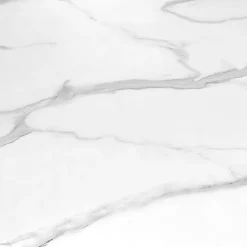 VINCENZO bord Hvid marmor, ben Sort/guld