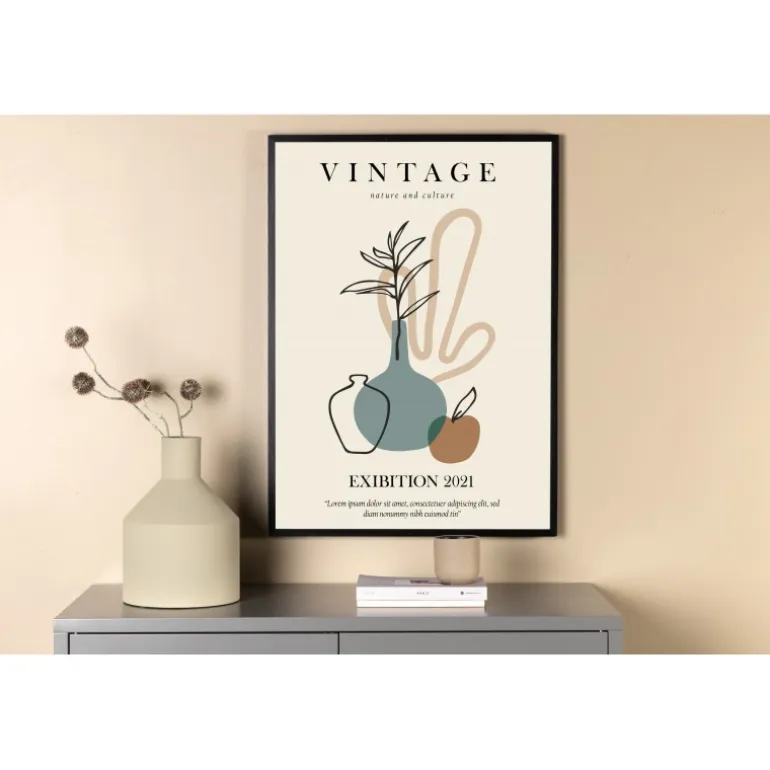 Vintage Plakat - Beige