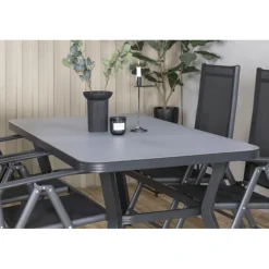 Virya e Loungesæt - Havemøbelsæt - Sort,Grå