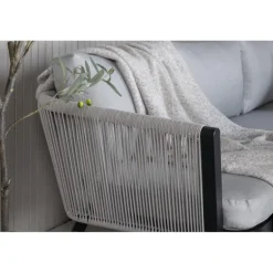 Virya Have Hjørnesofa Sæt - Sort,Grå