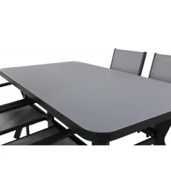 Virya Loungesæt - Havemøbelsæt - Sort,Grå