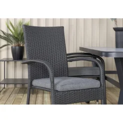 Virya Loungesæt - Havemøbelsæt - Sort,Grå