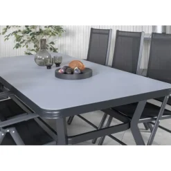 Virya Loungesæt - Havemøbelsæt - Sort,Grå