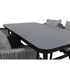 Virya Loungesæt - Havemøbelsæt - Sort,Grå