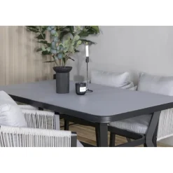 Virya Loungesæt - Havemøbelsæt - Sort,Grå