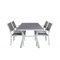 Virya Loungesæt - Havemøbelsæt - Grå,Hvid