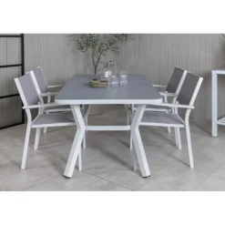 Virya Loungesæt - Havemøbelsæt - Grå,Hvid