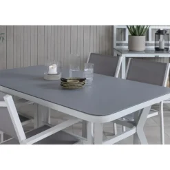 Virya Loungesæt - Havemøbelsæt - Grå,Hvid