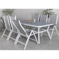 Virya Loungesæt - Havemøbelsæt - Grå,Hvid