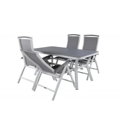 Virya Loungesæt - Havemøbelsæt - Grå,Hvid